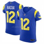 Camiseta NFL Elite Los Angeles Rams Puka Nacua Vapor F.U.S.E. Azul