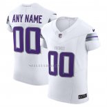 Camiseta NFL Elite Minnesota Vikings Personalizada Blanco