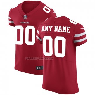 Camiseta NFL Elite San Francisco 49ers Personalizada Vapor Untouchable Rojo