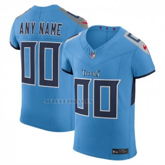 Camiseta NFL Elite Tennessee Titans Vapor F.U.S.E. Personalizada Azul1