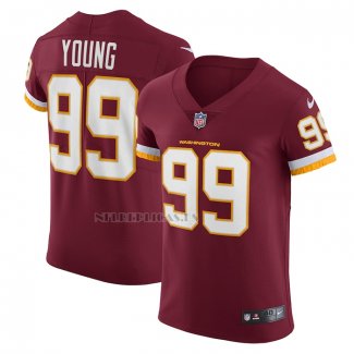 Camiseta NFL Elite Washington Commanders Chase Young Vapor Rojo