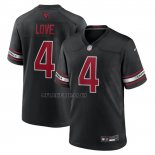 Camiseta NFL Game Arizona Cardinals Jeremiyah Love Jugador Alterno Negro