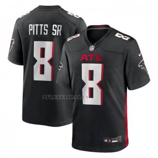 Camiseta NFL Game Atlanta Falcons Kyle Pitts Sr Negro