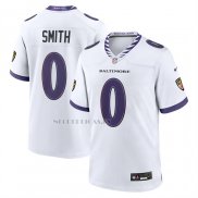 Camiseta NFL Game Baltimore Ravens Roquan Smith Blanco