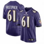 Camiseta NFL Game Baltimore Ravens Sam Mustipher Violeta