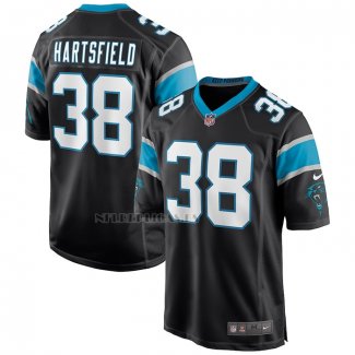 Camiseta NFL Game Carolina Myles Hartsfield Panthers Negro