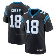 Camiseta NFL Game Carolina Panthers Jalen Coker Negro