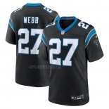 Camiseta NFL Game Carolina Panthers Sam Webb Negro