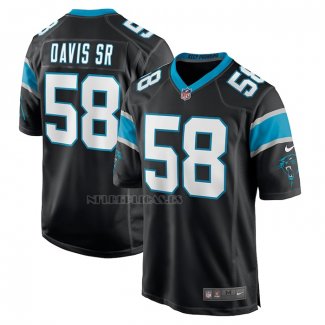 Camiseta NFL Game Carolina Panthers Thomas Davis Sr. Negro