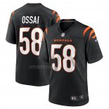 Camiseta NFL Game Cincinnati Bengals Joseph Ossai Negro