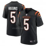 Camiseta NFL Game Cincinnati Bengals Tee Higgins 5 Negro