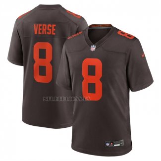Camiseta NFL Game Cleveland Browns Jared Verse Alterno Alpha Dawg Marron