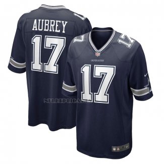 Camiseta NFL Game Dallas Cowboys Brandon Aubrey Azul