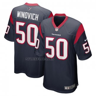 Camiseta NFL Game Houston Texans Chase Winovich Azul