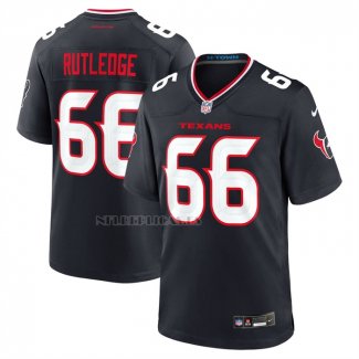 Camiseta NFL Game Houston Texans Keylan Rutledge 2026 Azul Marino