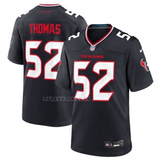 Camiseta NFL Game Houston Texans Xavier Thomas Jugador Azul Marino