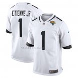 Camiseta NFL Game Jacksonville Jaguars Travis Etienne Blanco
