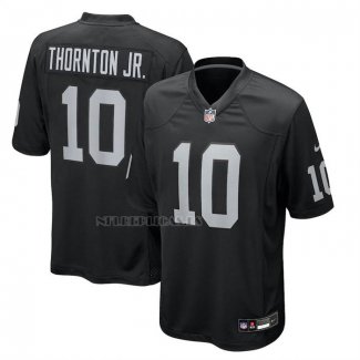Camiseta NFL Game Las Vegas Raiders Donte Thornton Jr Negro