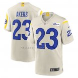 Camiseta NFL Game Los Angeles Rams Cam Akers Crema