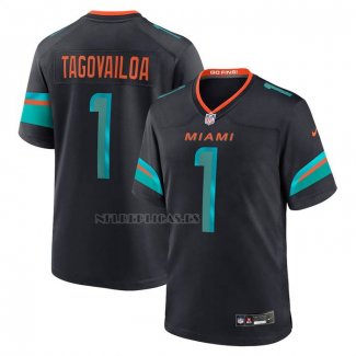Camiseta NFL Game Miami Dolphins Tua Tagovailoa 2025 Rivalries Collection Azul