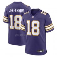 Camiseta NFL Game Minnesota Vikings Justin Jefferson Classic Violeta