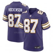 Camiseta NFL Game Minnesota Vikings T.J. Hockenson Classic Violeta
