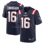 Camiseta NFL Game New England Patriots Malik Cunningham Azul