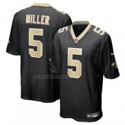 Camiseta NFL Game New Orleans Saints Kendre Miller Negro1