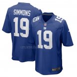 Camiseta NFL Game New York Giants Isaiah Simmons Azul