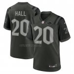 Camiseta NFL Game New York Jets Breece Hall 2025 Rivalries Collection Gris Oscuro
