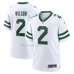 Camiseta NFL Game New York Jets Zach Wilson Alterno Blanco