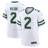 Camiseta NFL Game New York Jets Zach Wilson Alterno Blanco