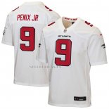 Camiseta NFL Game Nino Atlanta Falcons Michael Penix Jr Blanco