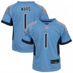 Camiseta NFL Game Nino Tennessee Titans Cameron Ward Azul Claro