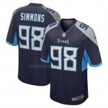 Camiseta NFL Game Nino Tennessee Titans Jeffery Simmons Azul