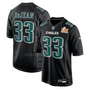 Camiseta NFL Game Philadelphia Eagles Cooper DeJean Super Bowl LIX Negro