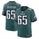 Camiseta NFL Game Philadelphia Eagles Lane Johnson Verde1