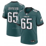 Camiseta NFL Game Philadelphia Eagles Lane Johnson Verde1