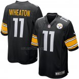 Camiseta NFL Game Pittsburgh Steelers Markus Wheaton Negro