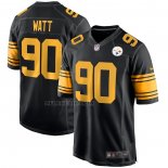 Camiseta NFL Game Pittsburgh Steelers T.J. Watt 90 Negro