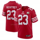 Camiseta NFL Game San Francisco 49ers Christian McCaffrey 80 Aniversario Rojo