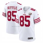 Camiseta NFL Game San Francisco 49ers George Kittle 80 Aniversario Blanco