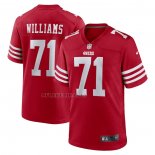 Camiseta NFL Game San Francisco 49ers Trent Williams 71 Rojo