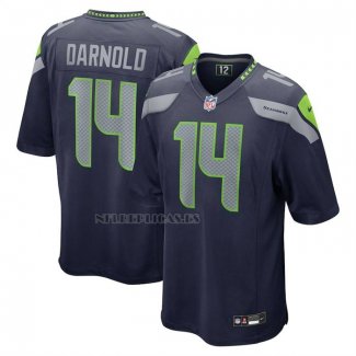 Camiseta NFL Game Seattle Seahawks Sam Darnold Azul