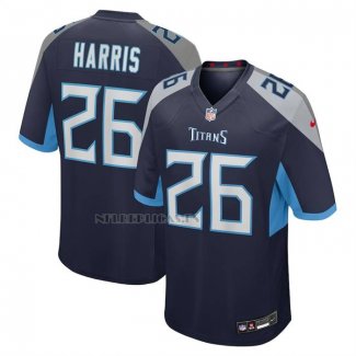 Camiseta NFL Game Tennessee Titans Marcus Harris Azul