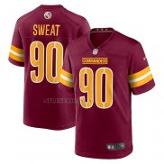 Camiseta NFL Game Washington Commanders Montez Sweat 90 Rojo