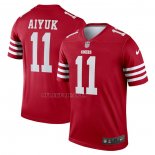 Camiseta NFL Legend San Francisco 49ers Brandon Aiyuk Legend Rojo