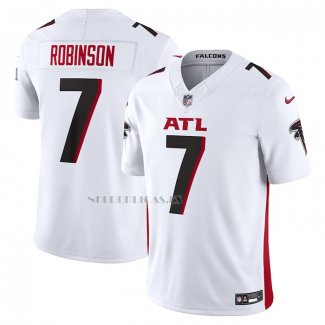 Camiseta NFL Limited Atlanta Falcons Bijan Robinson Vapor F.U.S.E. Blanco