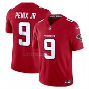 Camiseta NFL Limited Atlanta Falcons Michael Penix JR Vapor F.U.S.E. Rojo