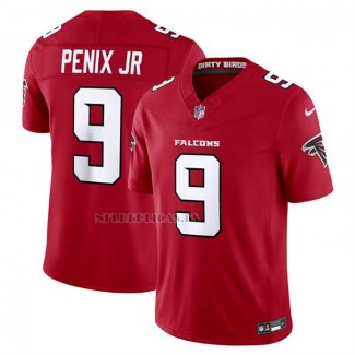 Camiseta NFL Limited Atlanta Falcons Michael Penix JR Vapor F.U.S.E. Rojo